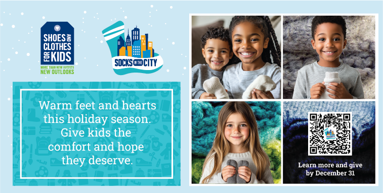 Socks in the City drive poster